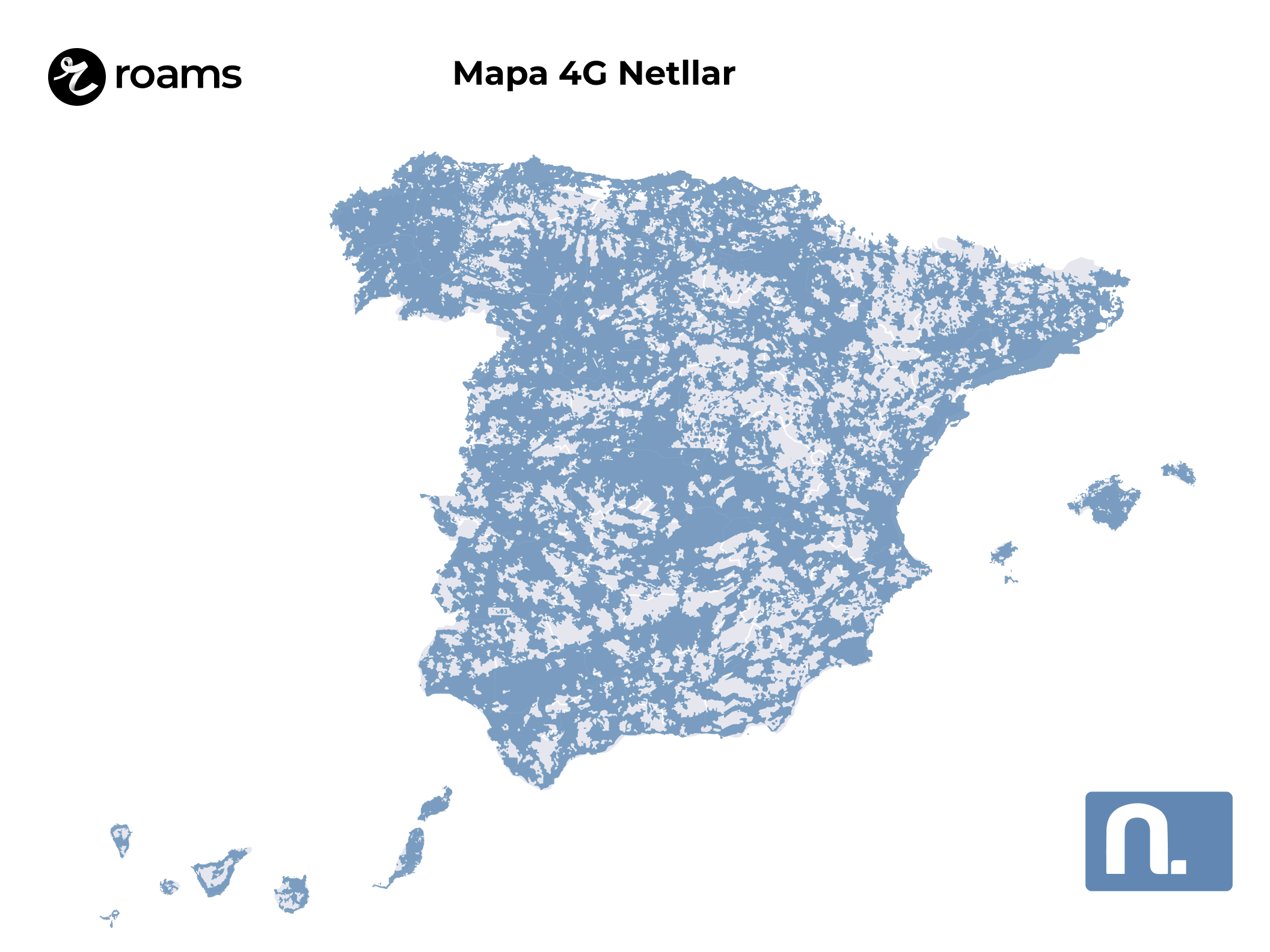Mapa de cobertura Netllar